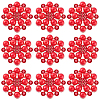 AHADERMAKER 20pcs Alloy Rhinestone Cabochons ALRI-GA0001-08B-1