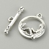 Tibetan Style Alloy Toggle Clasps X-FIND-CJC0017-21B-AS-2