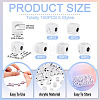 150Pcs 5 Styles Opaque Acrylic Beads SACR-TA0001-73-4