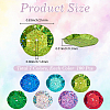 700Pcs 7 Colors UV Plating PVC Plastic Beads FIND-GF0009-55-2