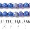 Dyed & Heated Natural Fire Crackle Agate Beads Strands G-P539-B01-03-5