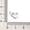 925 Sterling Silver Enamel Heart Ice Cream Charms STER-H116-03S-03-3