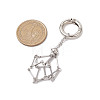 201 Stainless Steel Macrame Chain Pouch Empty Stone Holder Pendant Decoration HJEW-JM02292-3