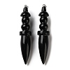 Natural Obsidian Big Pendants G-H338-03P-08-1