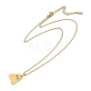 Halloween Series 202 Stainless Steel Cable Chain Ghost Pendant Necklaces LS-NJEW-S005-01G-C-2