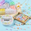 DIY Round Letter Beads Bracelet Making Kit DIY-YW0004-96-6