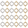 60Pcs 2 Colors Alloy Crystal Rhinestone Connector Charms FIND-PH0038-11A-1