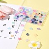 120Pcs 9 Colors Transparent Spray Paint Glass Beads GLAA-FS0002-12C-10