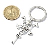 Alloy Skull Pendant Keychain KEYC-JKC00896-3