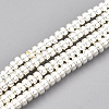 Electroplate Non-magnetic Synthetic Hematite Beads Strands G-T114-32-2