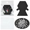 40Pcs Paper Jewelry Display Cards CDIS-FS0001-32A-1