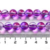 Synthetic Moonstone Beads Strands G-P528-J02-24-4