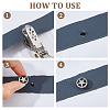 120 Bags Zinc Alloy Decorative Rivets FIND-FH0017-90B-3