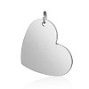 Tarnish Resistant 201 Stainless Steel Stamping Blank Tag Pendants STAS-S105-T619-1-1