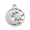 Tarnish Resistant 304 Stainless Steel Pendant Cabochon Settings STAS-F287-60P-2