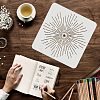 Large Plastic Reusable Drawing Painting Stencils Templates DIY-WH0172-711-3