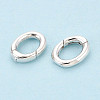 925 Sterling Silver Spring Gate Clasps STER-T008-74S-3
