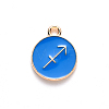 Alloy Enamel Pendants ENAM-S124-01A-02F-2