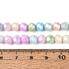 Anti-Tarnish Electroplate Glass Beads Strands EGLA-T021-6mm-15-12-2