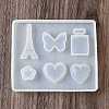 Butterfly & Heart & Bottle DIY Silicone Pendant Molds SIMO-H019-04A-4