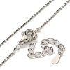 Brass Box Chain Necklaces for Women NJEW-U011-02P-2