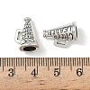 Cheerleader Megaphone Tibetan Style Alloy Pendants TIBEP-NH0001-01A-AS-3