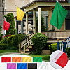 8Pcs 8 Colors Polyester Blank Flag AJEW-OC0016-25-5