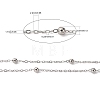 Brass Flat Oval Cable Chains CHC018Y-N-2
