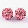 Grade A Rhinestone Pave Disco Ball Beads LS-RB-Q104-6-2