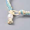 Waxed Polyester Braided Cord Bracelets BJEW-JB04342-05-3