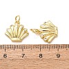 Brass Micro Pave Clear Cubic Zirconia Charms CU-E003-18G-02-3
