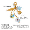 Stainless Steel Enamel Pendant Decorations HK1101-2-1