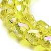 Electroplate Glass Beads Strands EGLA-D030-T4mm-B04-4