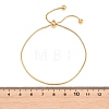 Adjustable 304 Stainless Steel Snake Chain Slider Bracelets for Women BJEW-D460-03G-4