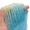 Transparent Painted Glass Beads Strands X1-DGLA-A034-T2mm-A13-2