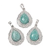 Natural Amazonite Pendants GG-CBA0251-08A-P-1