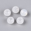 Natural White Agate European Beads G-Q602-09A-02-1