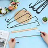 32Pcs 2 Styles Carbon Steel Hooks for Wreath AJEW-WA0003-98-3