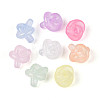 Luminous Frosted Transparent Acrylic Beads TACR-T029-23M-1