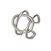 Stainless Steel Open Cuff Rings PW-WG3AB67-02-1