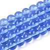 Transparent Glass Beads Strands GLAA-T032-T8mm-04-1