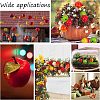 30Pcs 3 Colors Mini Foam Imitation Apples DJEW-CA0001-26-7