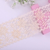 Polyester Lace Trim Ribbons PW-WG34220-06-1-1