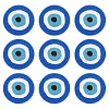 Evil Eye Pattern Cloth Computerized Embroidery Iron On/Sew On Patches LS-PATC-WH0011-14-1