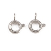 304 Stainless Steel Spring Gate Rings X-STAS-P437-11P-1