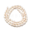 Natural Cultured Freshwater Pearl Beads Strands PEAR-I007-01M-01A-3