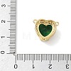 Brass Pave Cubic Zirconia Pendants KK-CBA74BF-01G-05-3