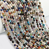 Natural Mixed Gemstone Beads Strands G-F619-21-3mm-2