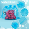 30pcs Large Organza Pouches Portable Shoes Bag Travel Storage Drawstring Bags OP-SP0001-03B-05-5