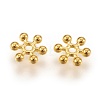 Snowflake Alloy Spacer Beads LS-TIBEB-0581-G-RS-2
